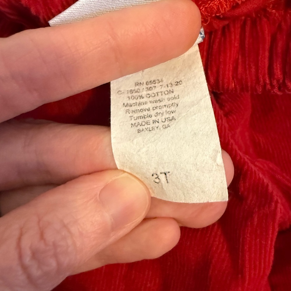 Christmas Holiday Toddler Boy Corduroy Pants Size 3T - Picture 5 of 8